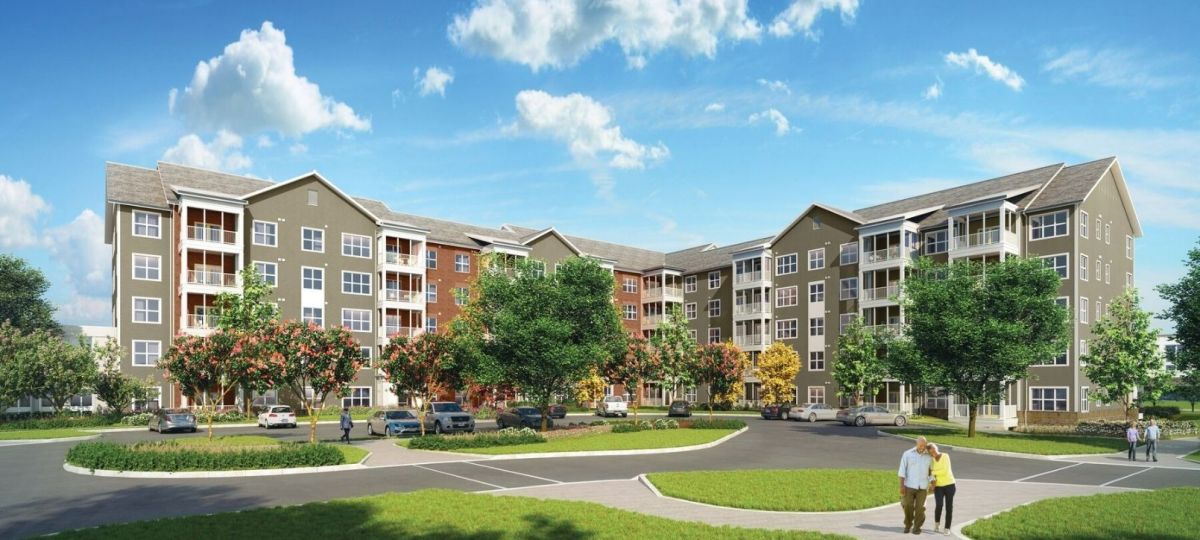 New Independent Living Building Underway at Ashby Ponds in Loudoun